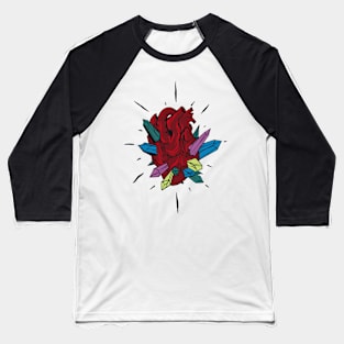 Crystal Heart Baseball T-Shirt